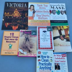 Lot S paperback books. lot of 9 books.