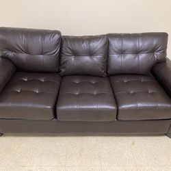 Leather Couch (Mocha Color) 