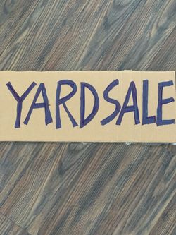 Yard Sale 7/12 Sunday