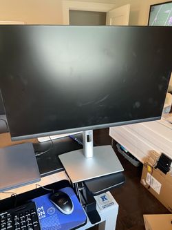 Large Widescreen Desktop Monitor with Stand