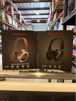 Pioneer A50 Dual Mode Wireless Headphones with Hybrid Active Noise Cancellation Brand New In Box Available in Black or Tan