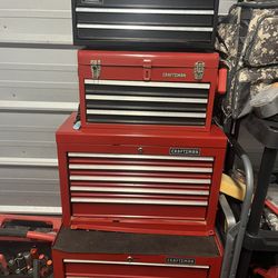 Assorted Tool Boxes  With Tools