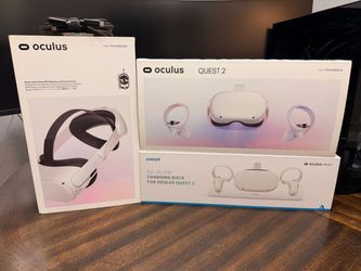 Oculus/Meta Quest 2 Standalone VR Gaming Headset 128gb Mega Bundle