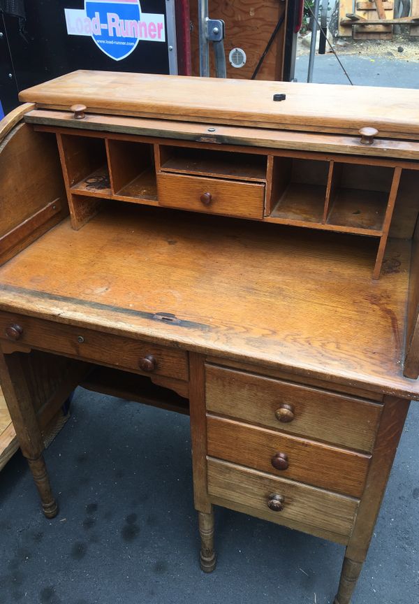 Antique roll up desk for Sale in San Diego, CA OfferUp