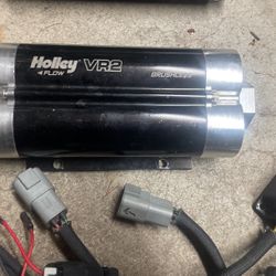 Holley VR2 Fuel pump/ 335 Gph , 130 Psi Billet electric fuel filter