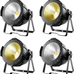 BETOPPER Stage Spotlight, 100W LED DMX Light, Warm & Cold White Spot Light COB Stage Lighting, Strobe Lighting for Church, Parties, Wedding, Theatre, 