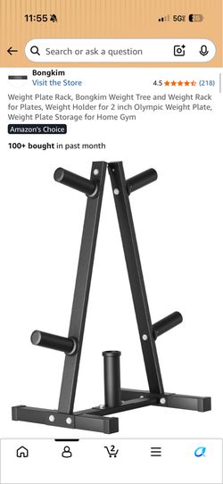 Olympic weight plate rack - storage