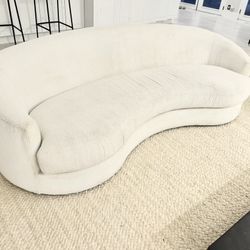 Designer Boucle Sofa