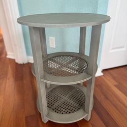 Side Table with Shelves