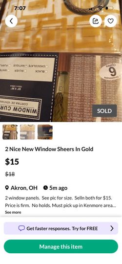 2 new window sheers