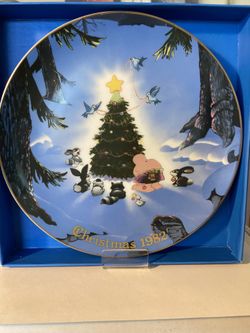 Ziggy Limited Edition Christmas Plate For 1982