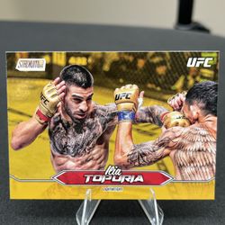 2025 TOPPS UFC STADIUM CLUB ILIA TOPURIA GOLD FOIL SP #23
