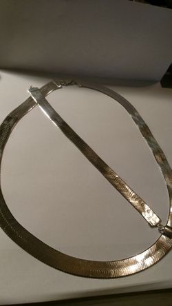 Herringbone Sterling silver set