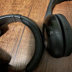 Two Headphones and  One Speaker 