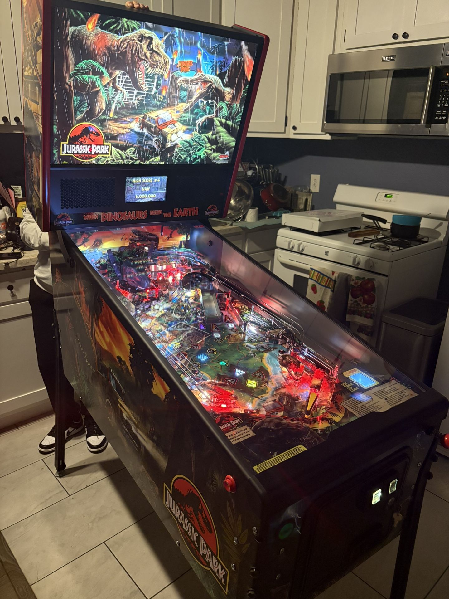 Stern - Jurassic Park- Pinball Machine (Home Edition) Arcade Iconic Jurassic Park Classic