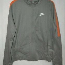 Nike Grey Jacket Orange Stripes.  2xl. Hasn’t Been Worn