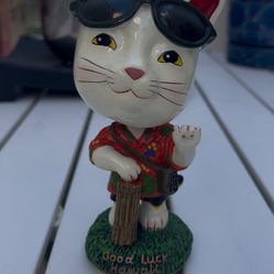 Hawaiian Cat Bobblehead