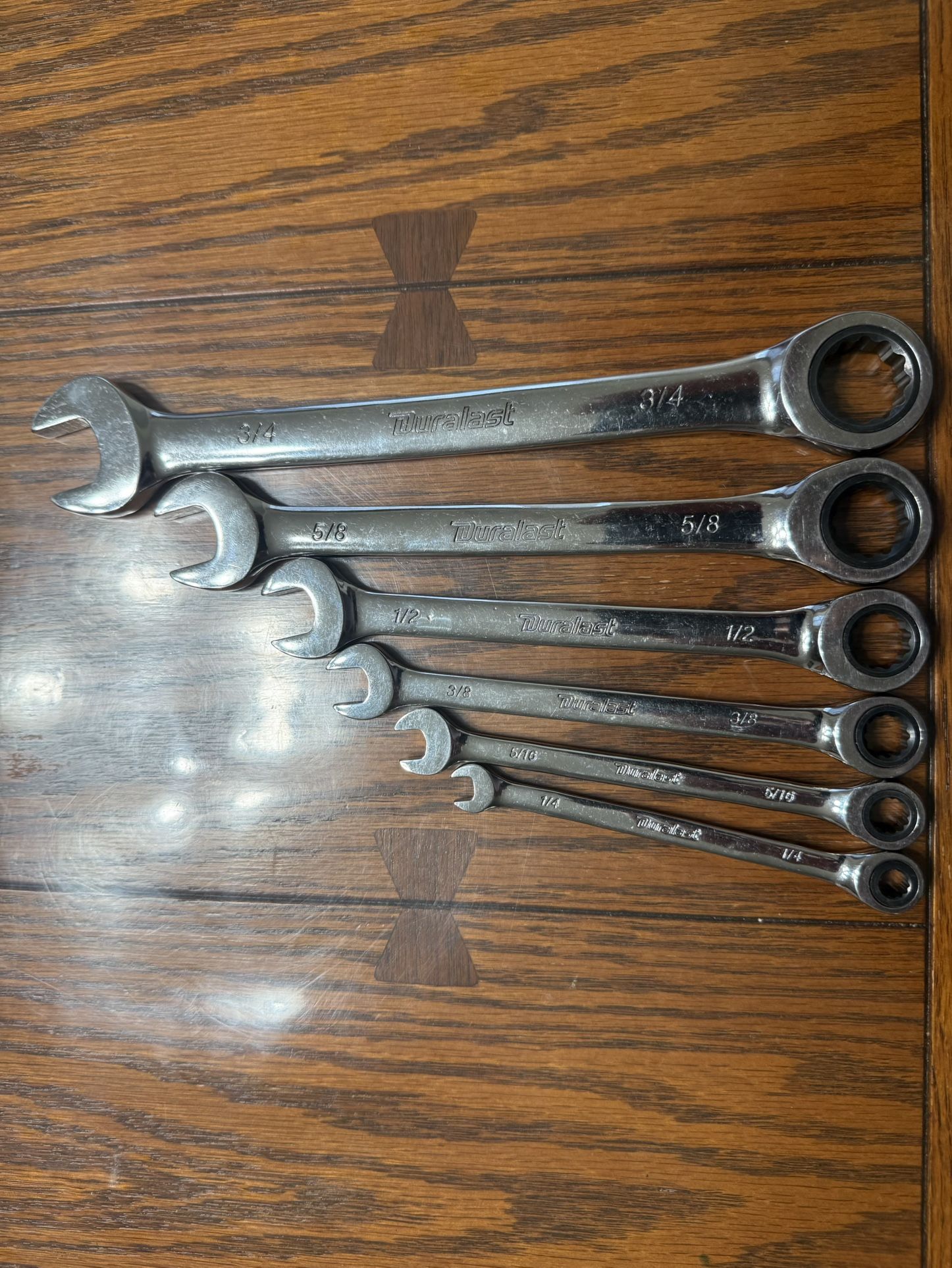 Duralast 6 Piece Ratcheting Wrench Set