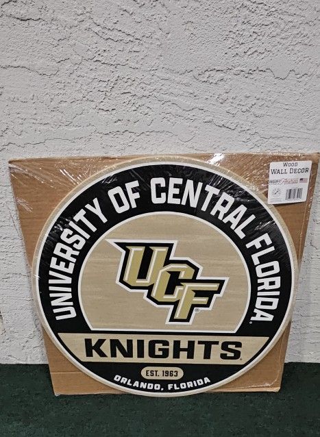 UCF Round Sign