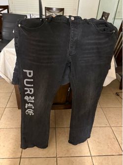 Purple jeans