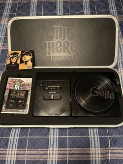 Nintedo Wii Dj Hero Renegade Edition Complete Set 