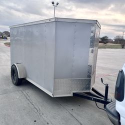 5x10 Salvation Aluminum  Enclosed Tráiler