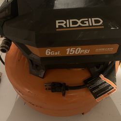 Rigid 6gal 150 Psi Air Compressor 