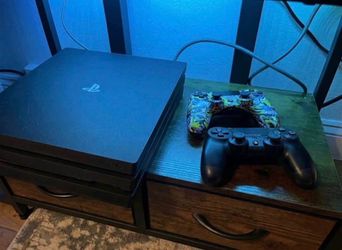 Sony PlayStation 4 pro Console with Two Controllers
