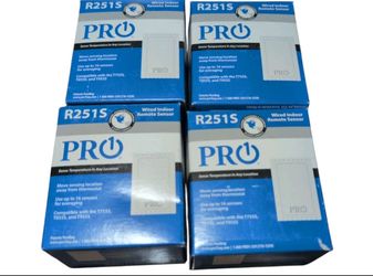 Lot Of 4 - Pro 1 Model R251s Wired Indoor Remote Sensor