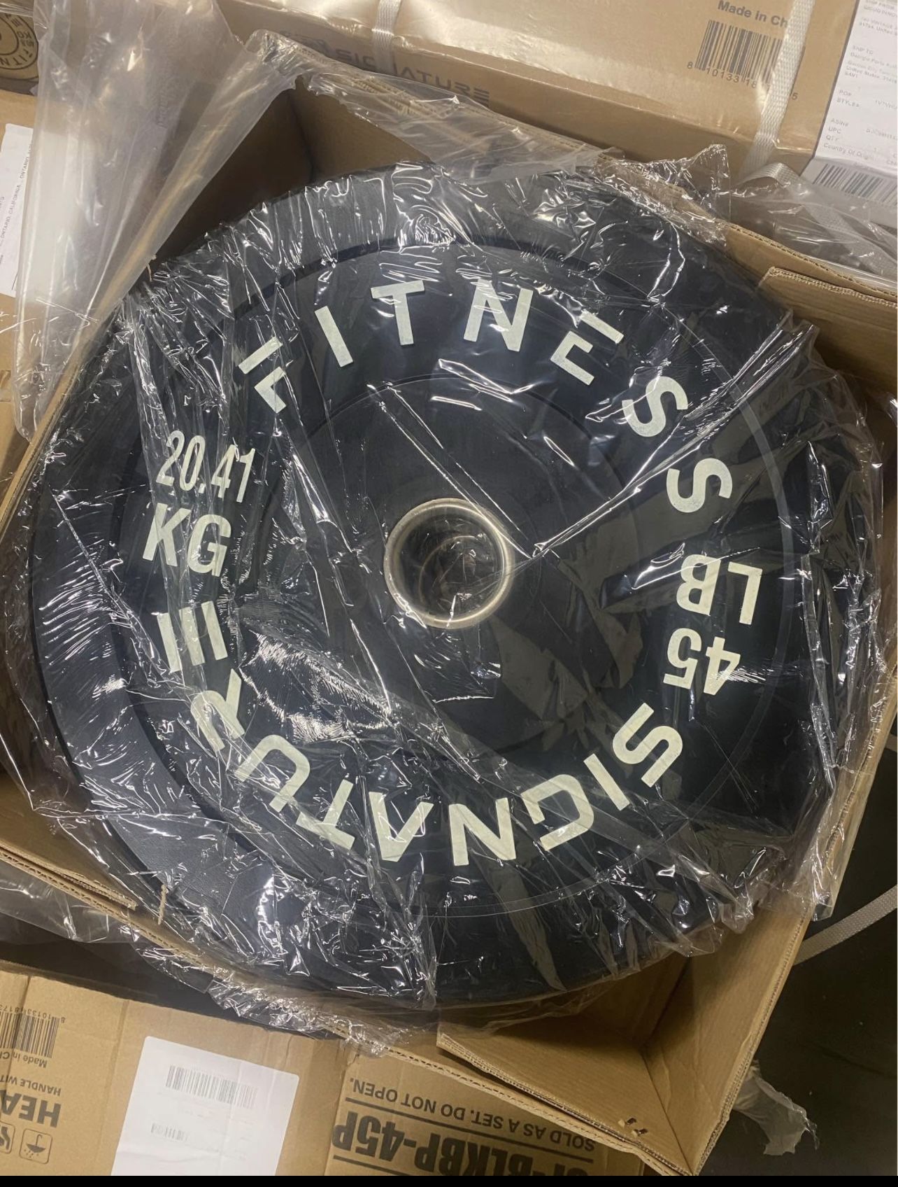 New pair of 45 bumper weights