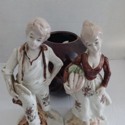 Vintage Porcelain Victorian Figurines