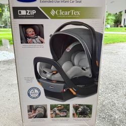 Chicco KeyFit 35 Zip ClearTex Infant Car Seat and Base - Rear-Facing for 4-35 lbs Infants