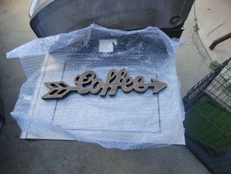 Wood Coffee Arrow