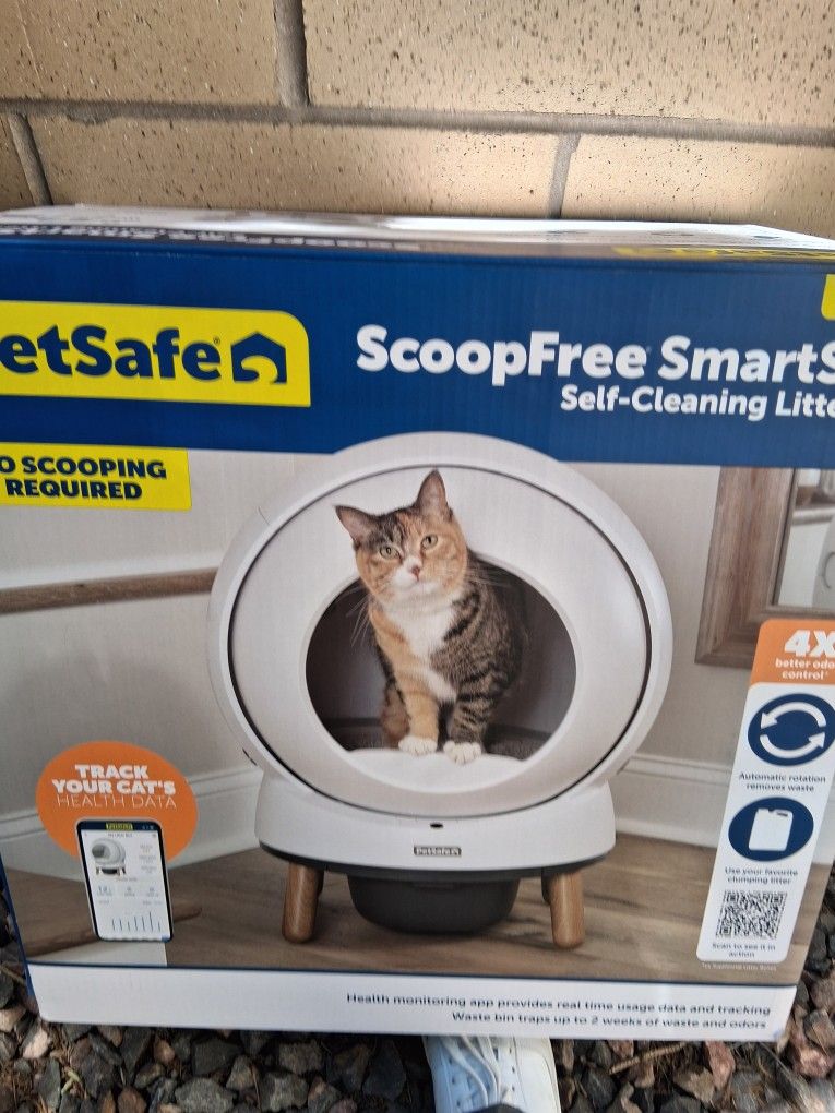 PetSafe ScoopFree SmartSpin Self Cleaning Litter Box