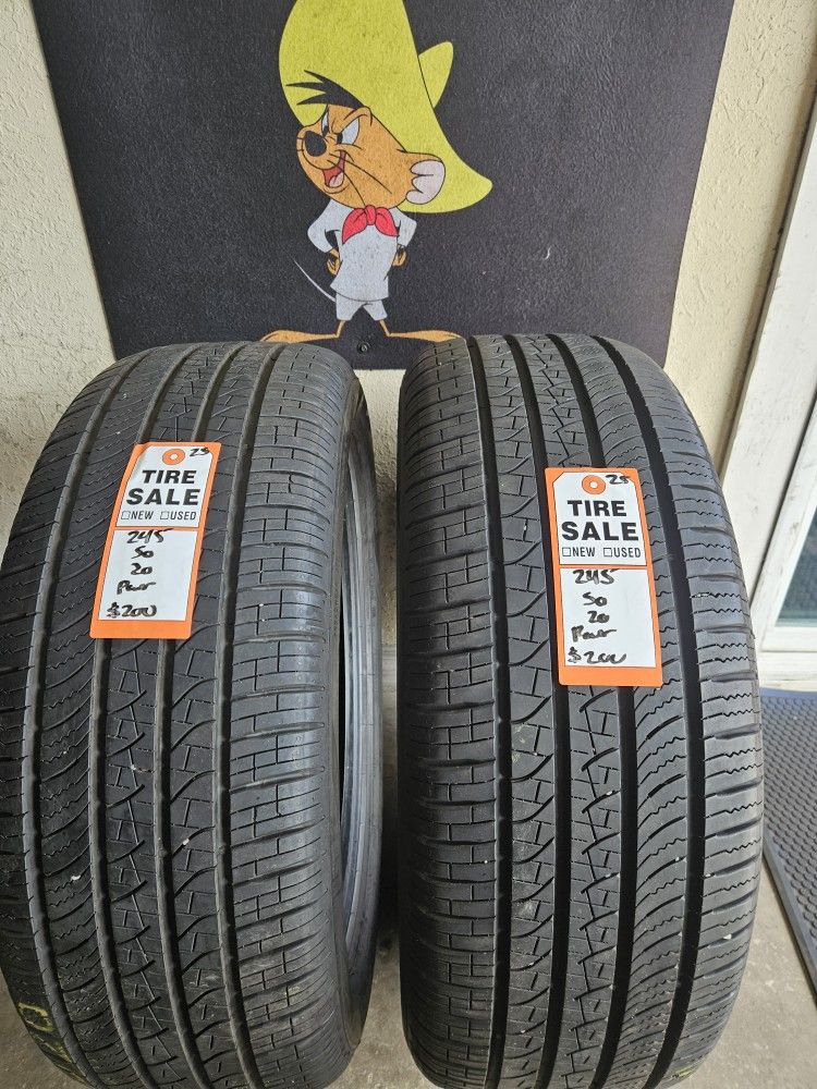 245/50/20 Pirelli Tires (2)