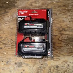 Milwaukee 6ah Battery Pack of 2