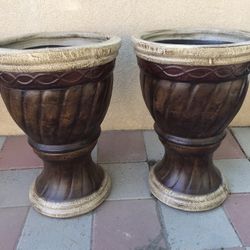 New Flower Pots Made Out Of Clay Beautiful Yard Decoration 