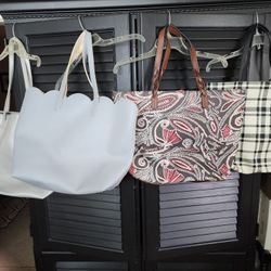 4 XL Bags Totes Purses