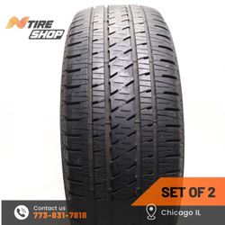 Set of 2 Used  9.5/32    275/55R20  111S  Bridgestone  Dueler H/L Alenza
