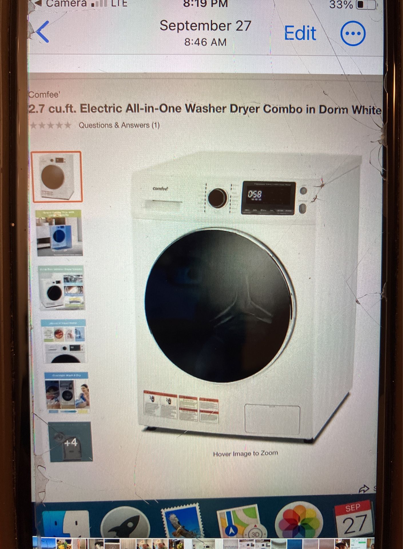 Washer/dryer Combo