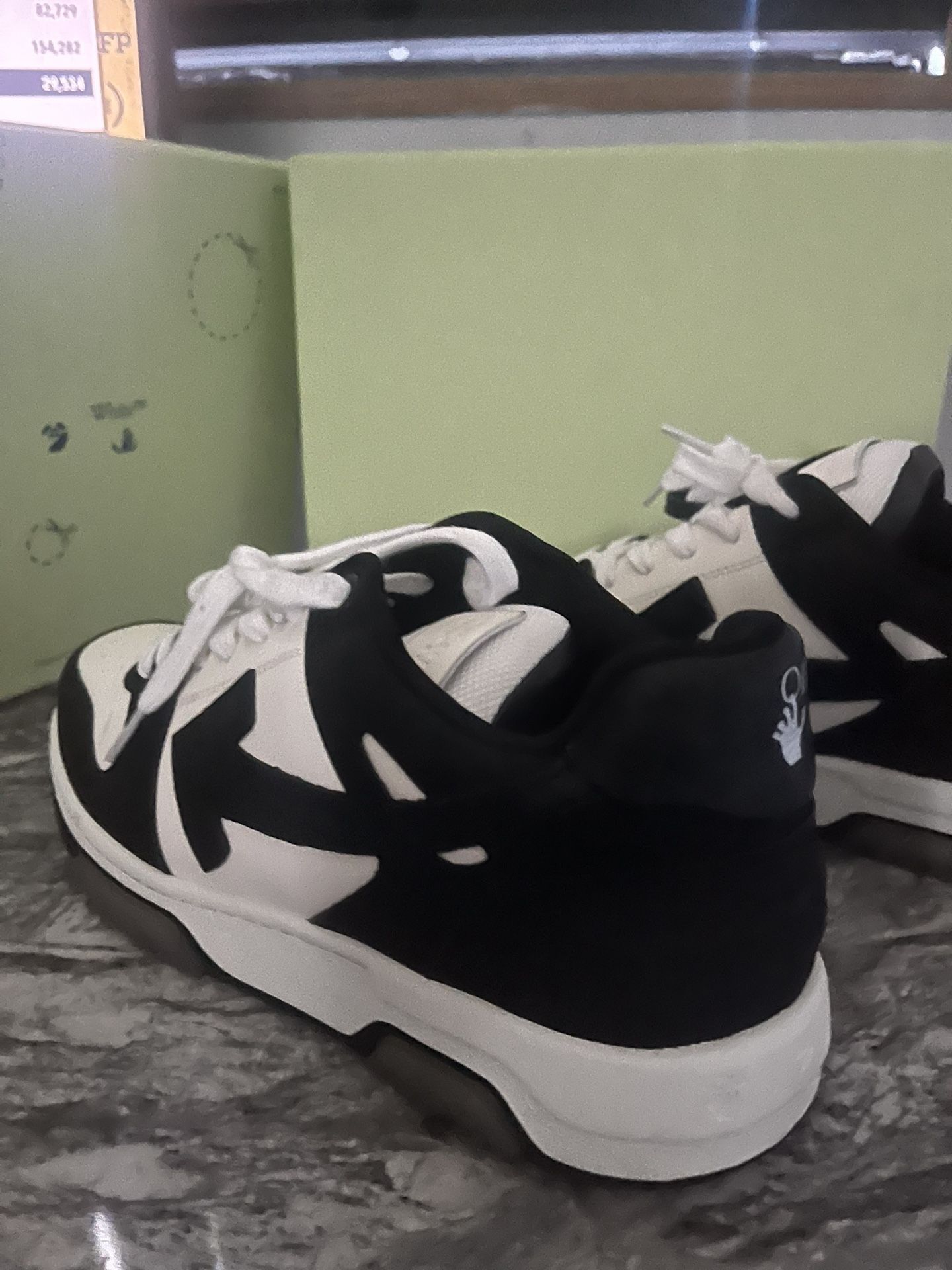 Off White Out Of Office Calf Leather