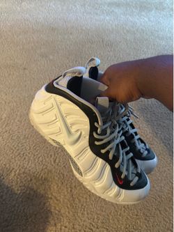 Nike Foamposite Pro chrome White