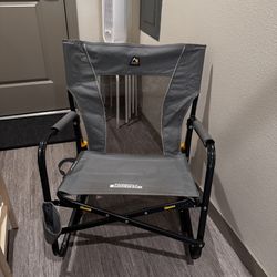 gci firepit rocker outdoor chair grey with handles