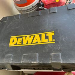(4) Used Dewalt 36 Volt Tool  Set- Reciprocating Saw(SAWZ SAW),DUAL cordless/ Roto Hammer Drill, Circular Saw, Light with 36 volt battery PLUS carryin