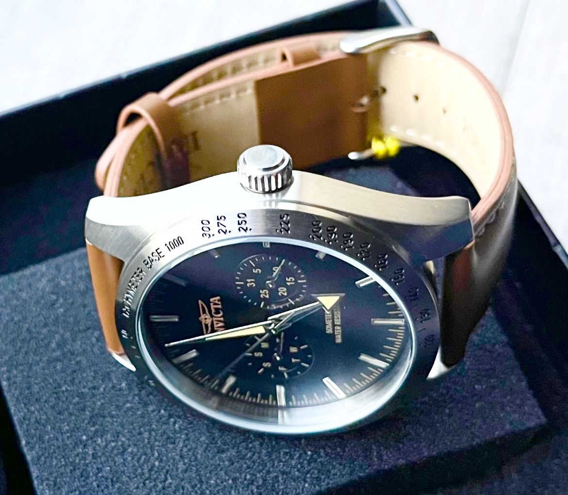 🆕 42mm Invicta Pilot ✈️ Watch + Box 📦 