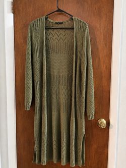 Love Ellie Olive Knit Cardigan