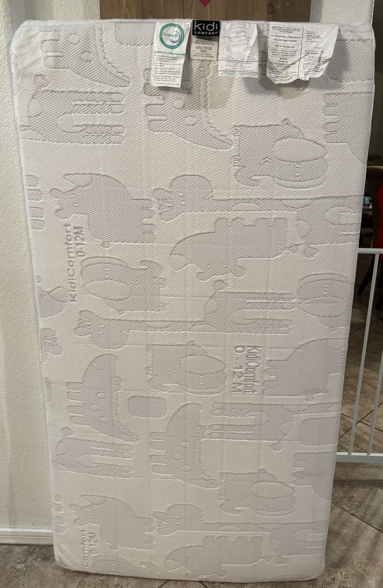 Kidi Comfort Mattress fits crib & toddler bed