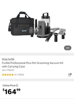 FurMe Professional Plus Grooming Vacuum Kit