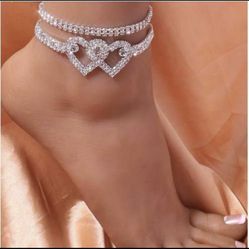 Jewelry Anklet Bracelet 2 Piece 