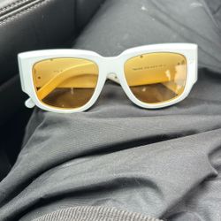 Palm Angles White Sunglasses 